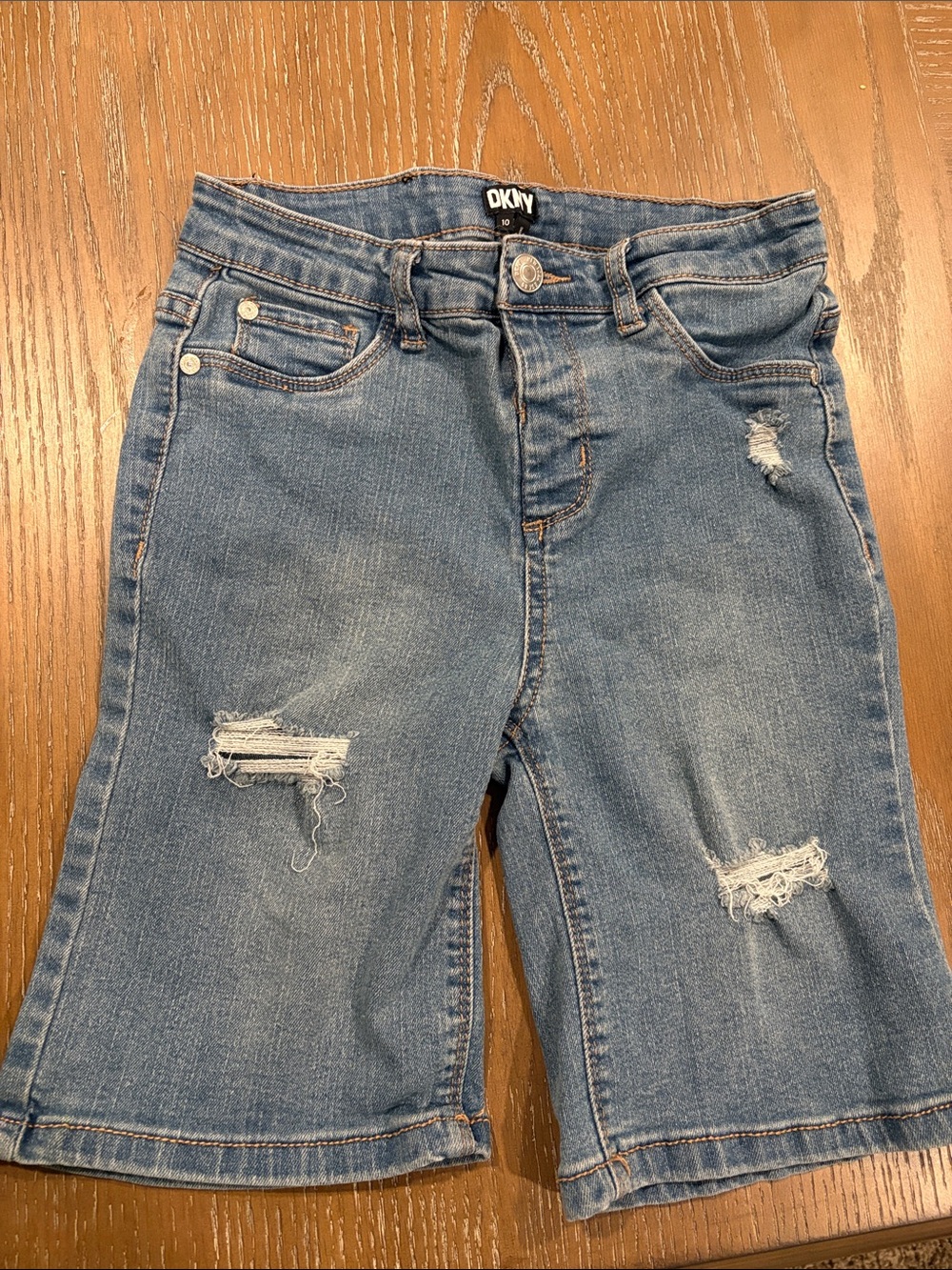 DKNY girls 10 Jean shorts